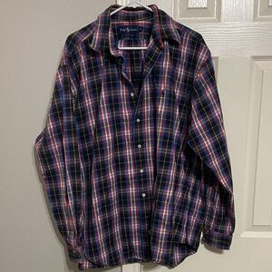 Ralph Lauren Men's Multicolor Plaid Button-Down Shirt